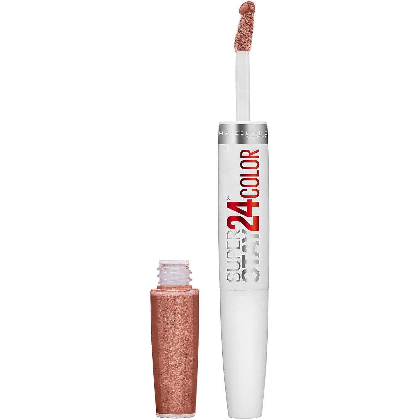 Maybelline SuperStay 24HR 2-Step Liquid Lipstick – More & More Mocha (PACK OF 2)