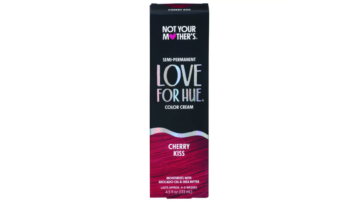 Not Your Mother's Love for Hue Semi-Permanent Hair Color - Cherry Kiss, 4.5 Oz ( 12 & 24 pack)