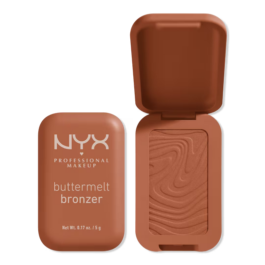 NYX Matte Buttermelt Bronzer – Butta Off 0.17 oz (3&6 Pack)