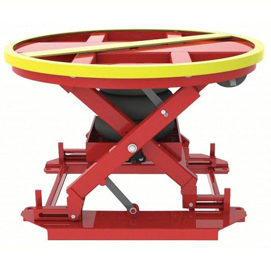 SOUTHWORTH Pallet Positioner and Level Loader: Wt Actuated, 4,500 lb Load Capacity