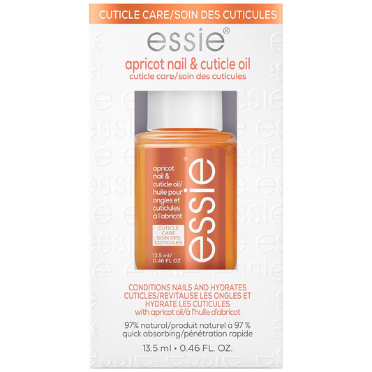 Essie Nail Care Apricot Nail & Cuticle Oil – 0.46 fl oz (Pack of 2)