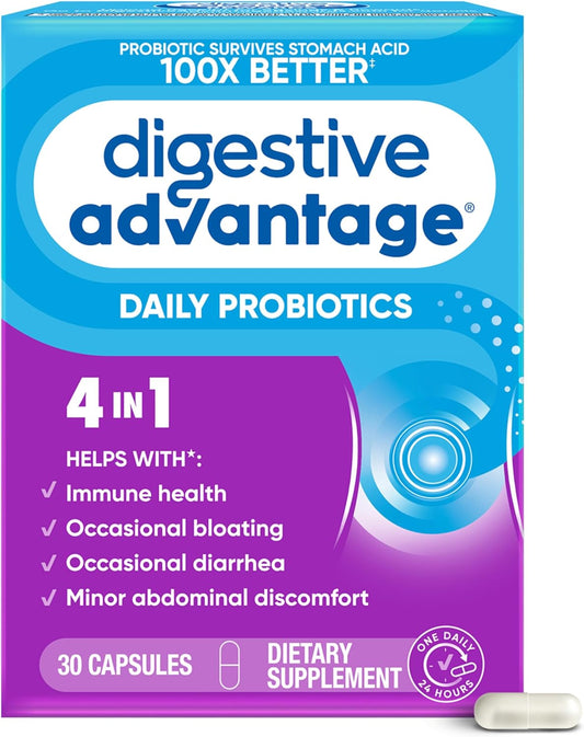Daily Probiotic Capsule Digestive Advantage 30 Capsules