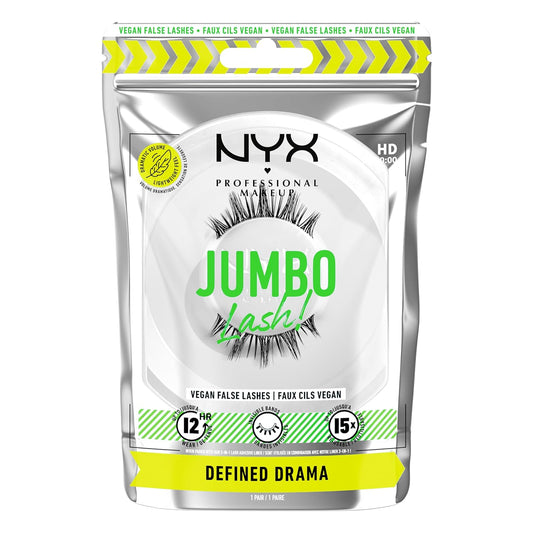 NYX Jumbo Lash Adhesive Strips + Case Defined Drama (pk of 5)