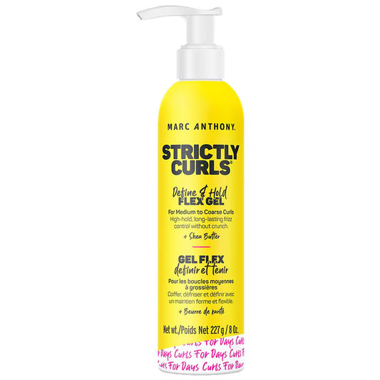 Marc Anthony Define & Hold Flex Hair Styling Gel, Strictly Curls 8 oz (pack of 3)