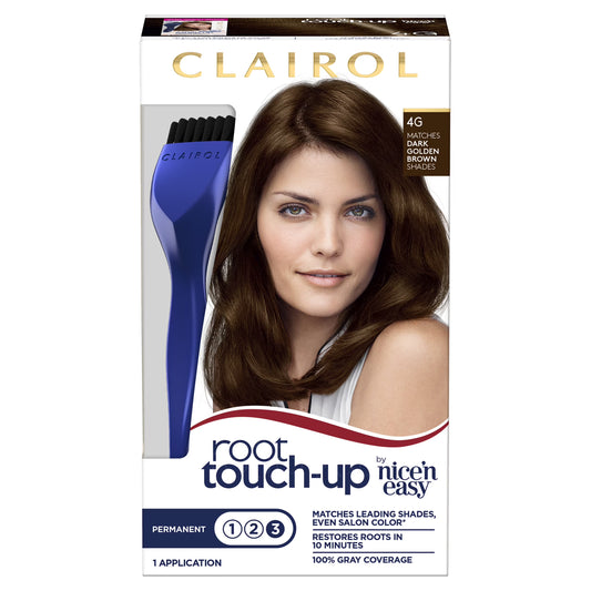 Clairol Nice’n Easy Root Touch-Up – 4G Dark Golden Brown (3,6, or 12 Pack)