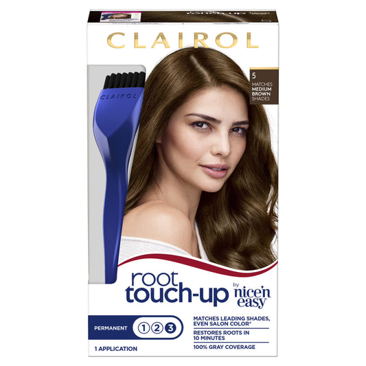 Clairol Nice’n Easy Root Touch-Up – 5 Medium Brown (3,6, or 12 Pack)