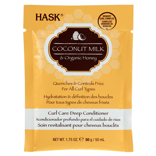 Hask Coconut Milk Curl Care Deep Conditioner- 1.75 oz (pack of 5)