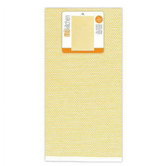 MU Kitchen Honeycomb Towels – Assorted Pack of 3 (Tide, Brick, Lemon)