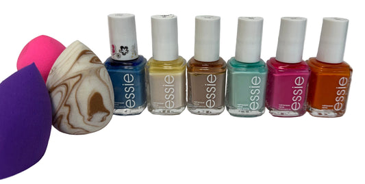 Essie Nail Polish (5 pieces) with 3 Beauty Blenders Set