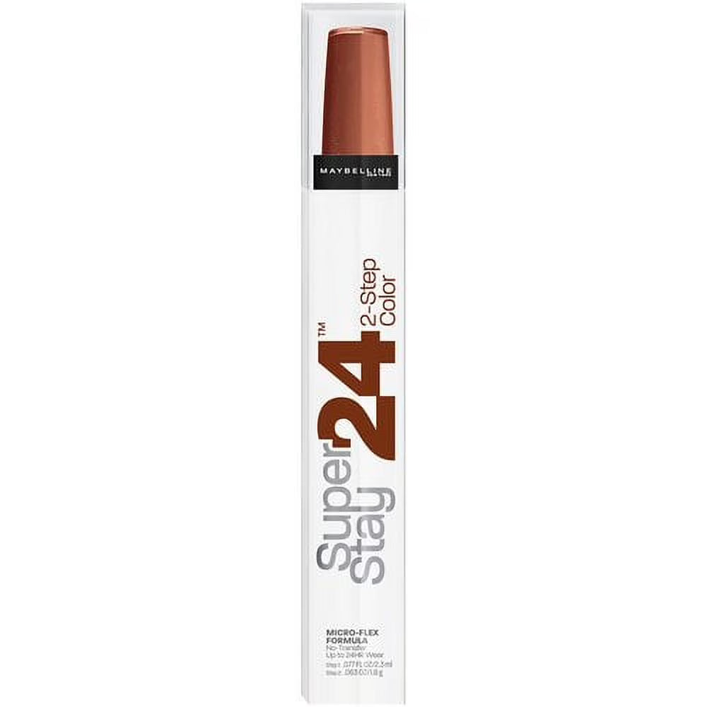 Maybelline SuperStay 24HR 2-Step Liquid Lipstick – More & More Mocha (PACK OF 2)