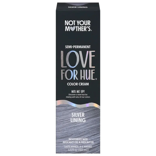 Not Your Mother's Love for Hue Semi-Permanent Hair Color - Silver Lining, 4.5 Oz (12,24,36, & 72 Pk)