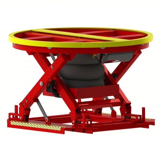 SOUTHWORTH Pallet Positioner and Level Loader: Wt Actuated, 4,500 lb Load Capacity