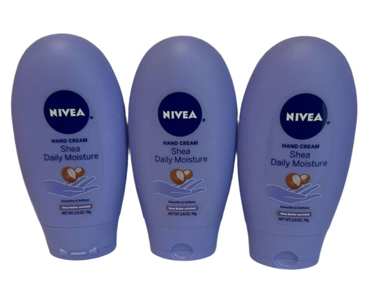 Nivea Hand Cream Shea Daily Moisture Shea Butter Enriched (3 Pack)