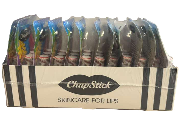 ChapStick Holiday Lip Balm – Hot Chocolate, Candy Cane & Sugar Cookie (3-Pack, 0.15 oz) – Pack of 12