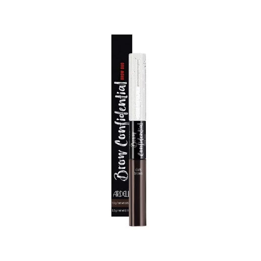 Ardell Brow Confidential Double Ended Eyebrow Applicator Dark Brown .05 oz (72 Pack)