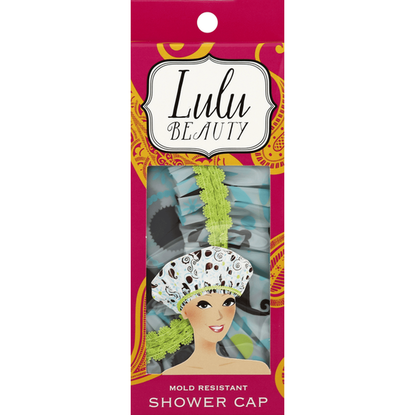Lulu Beauty Mold Resistant Shower Cap – Pack of 6