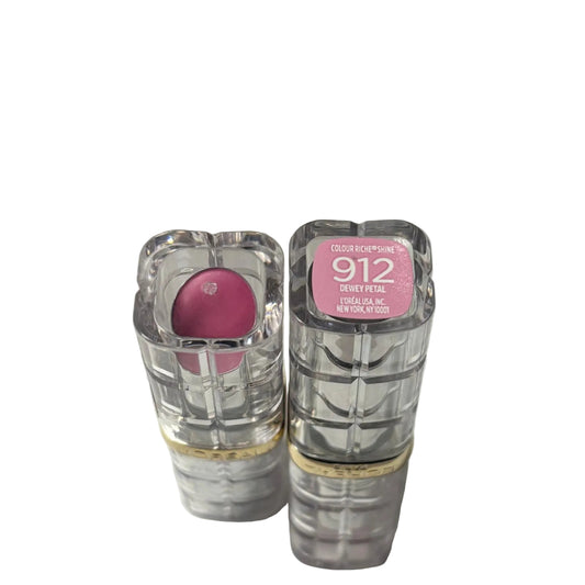 Lot of 2 - L'oreal Paris Makeup Colour Riche Plump and Shine 912 Dewey Petal