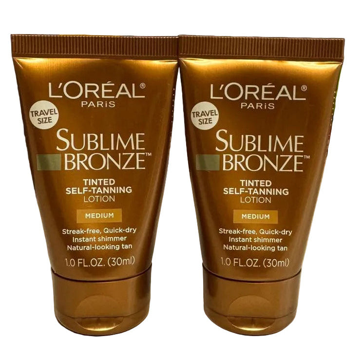 L’Oréal Sublime Bronze Tinted Self-Tanning Lotion 1 oz – (Pack of 72)