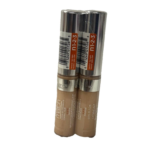 Lot of 2 - L'Oreal True Match Super Blendable Concealer, N1-2-3 Fair/Light