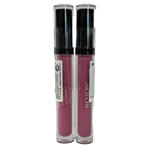 Lot of 2 - Revlon Colorstay Ultimate Liquid Lipstick 006 Ultimate Orchid
