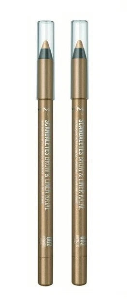 Rimmel ScandalEyes Waterproof Brow & Liner Kajal, Hypnotic Gold – (Pack of 12, 24, 36, or 72)