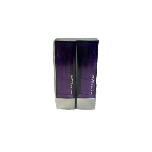Lot of 2: Maybelline Color Sensational Lipstick 411 Plum Rule