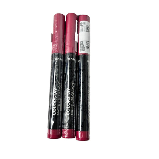 Lot of 3 - Revlon ColorStay Matte Lite Crayon, 006 Lift Off, 0.049 oz