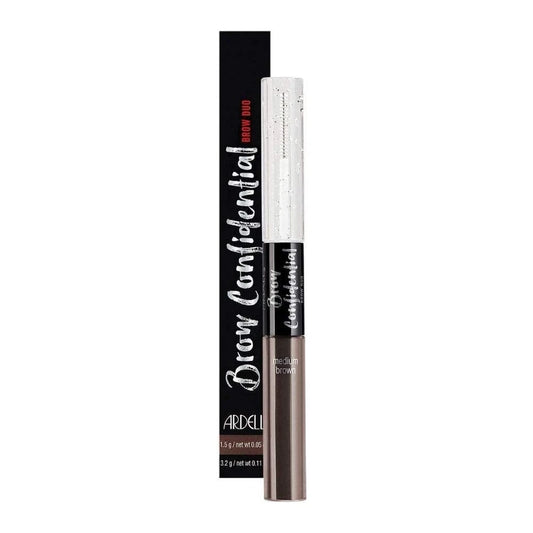 Ardell Brow Confidential Double Ended Eyebrow Applicator Medium Brown 0.05 oz (72 Pack)